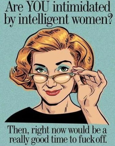 intelligent woman